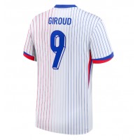 Camiseta Francia Olivier Giroud #9 Visitante Equipación Eurocopa 2024 manga corta